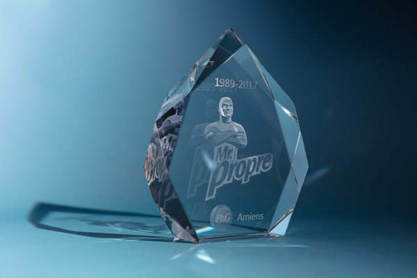 Clé USB en verre