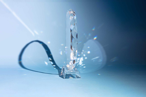 Clé USB en verre