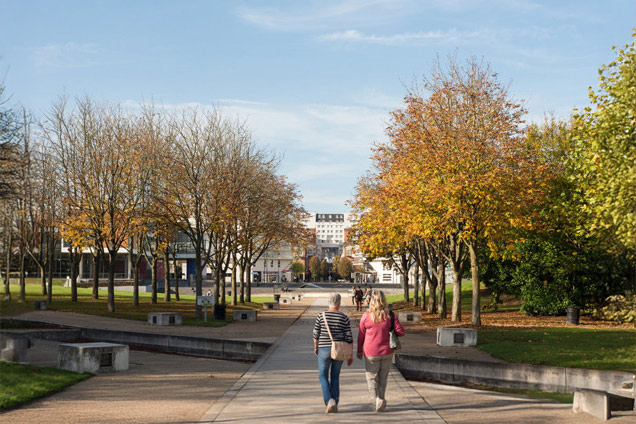 Parc de la bibliothèque universitaire de Saint-Quentin-en-Yvelines