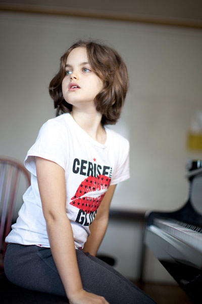 Portrait de jeune pianiste