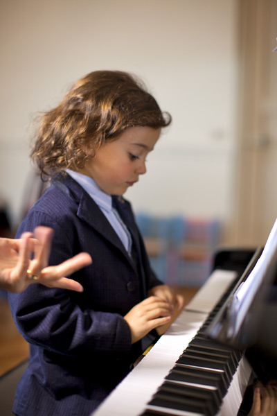 Portrait de jeune pianiste