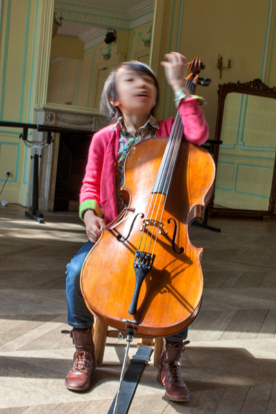 Portrait d'un jeune violoncelliste